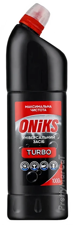 Засіб для миття у ванній кімнаті ONIKS Турбо, Санітарно-гігієнічний гель, 1000 гр